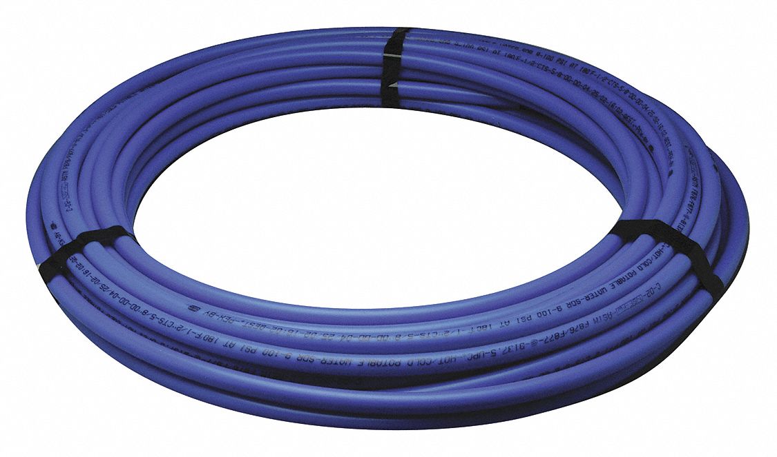 GRAINGER APPROVED 500 ft Tubing, 5/8 in Outside Dia., 15/32 in Inside