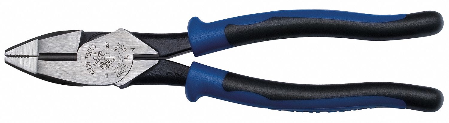 LINEMANS PLIER,8-13/16IN L,ERGONOMIC