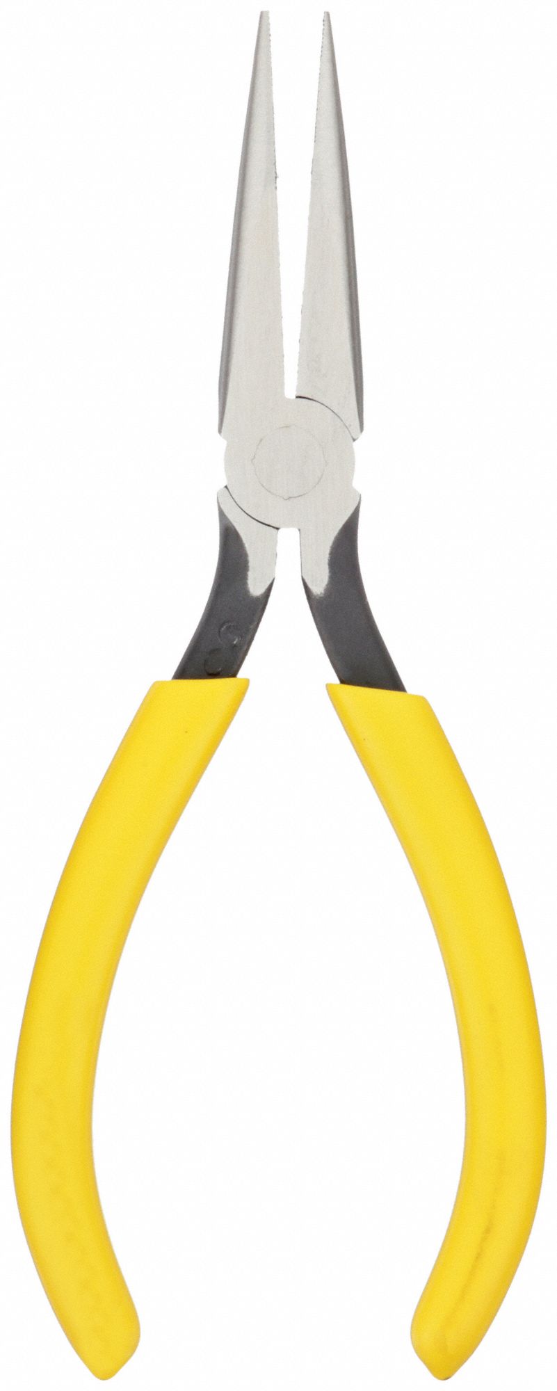 NEEDLE NOSE PLIER, 2 IN MAX JAW OPENING, 6⅝ IN OVERALL L, 1⅞ IN JAW L, 3/32 IN TIP W