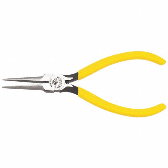 2 in Max Jaw Opening, 6 5/8 in Overall Lg, Needle Nose Plier