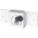 DISKUS INTEGRAL HASP WHITE