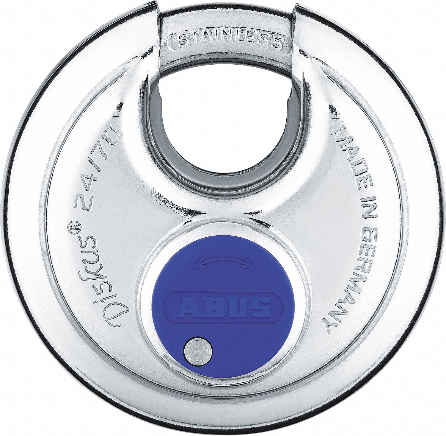 PADLOCK DISKUS STAINLESS STEEL
