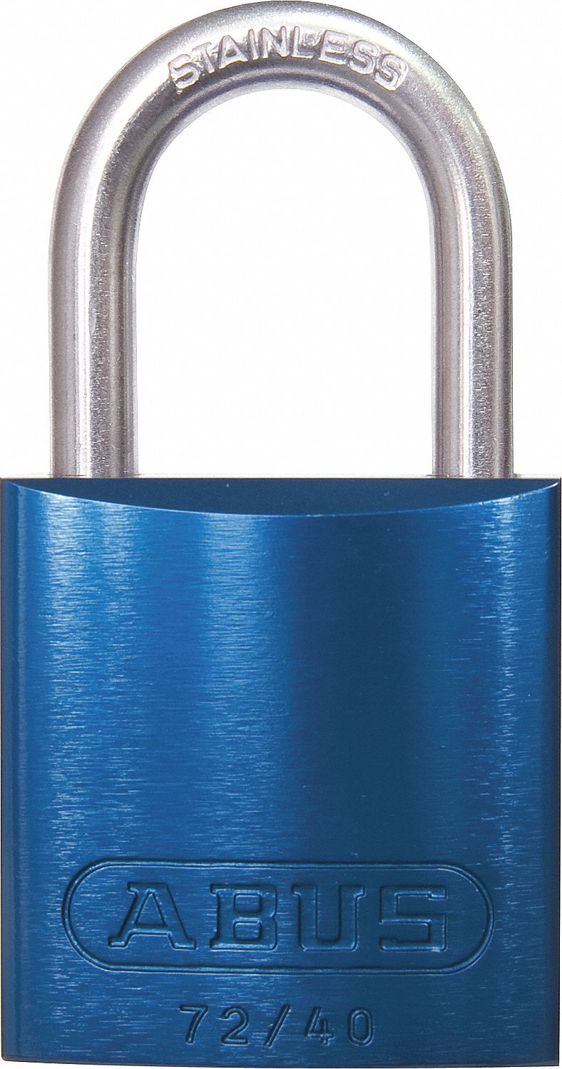 ALUMINUM PADLOCK W/ 1IN SHACKLE