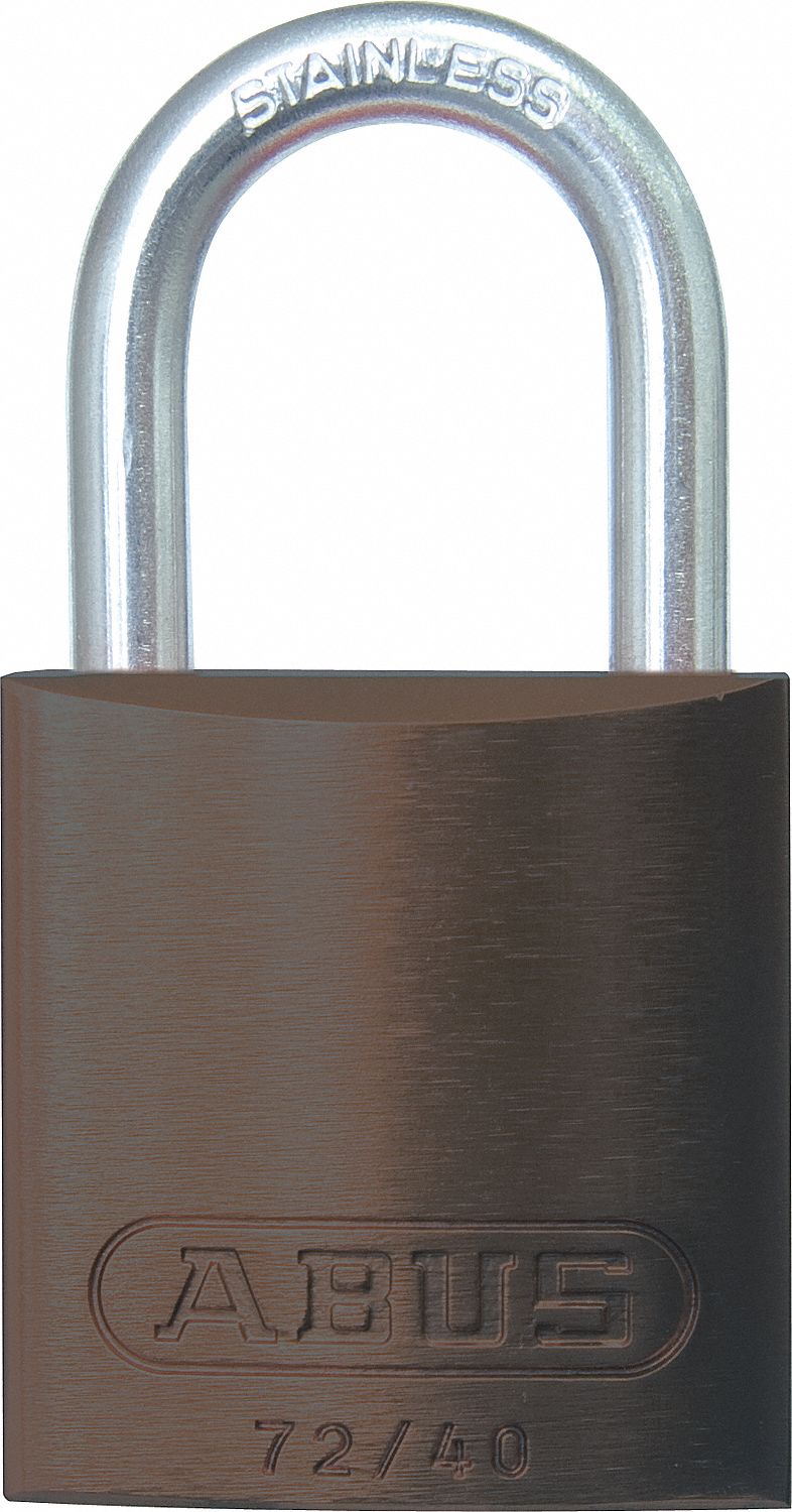 ALUMINUM PADLOCK W/ 1IN SHACKLE