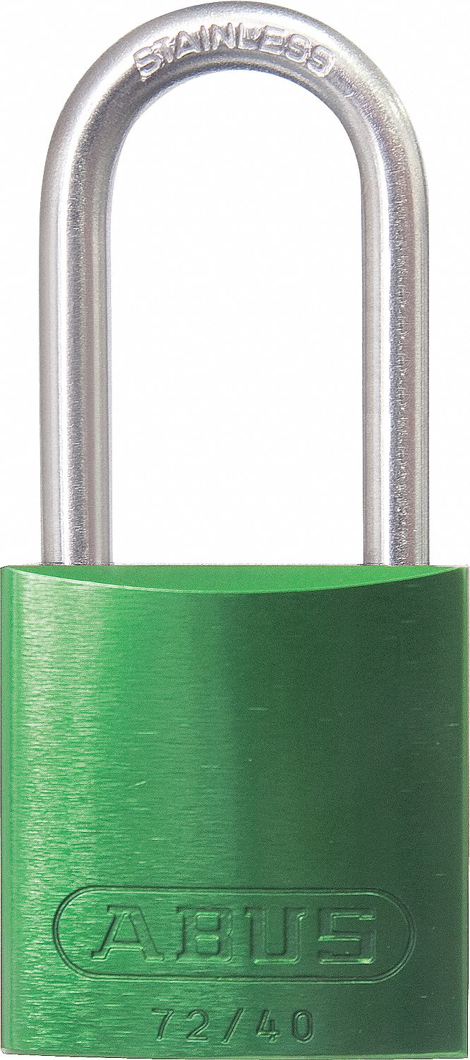 ALUMINUM PADLOCK W/ 1 1/2IN SHACKLE