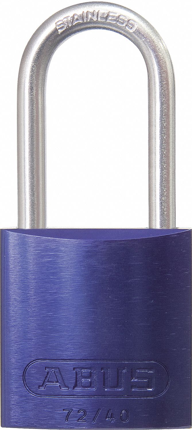 ALUMINUM PADLOCK W/ 1 1/2IN SHACKLE