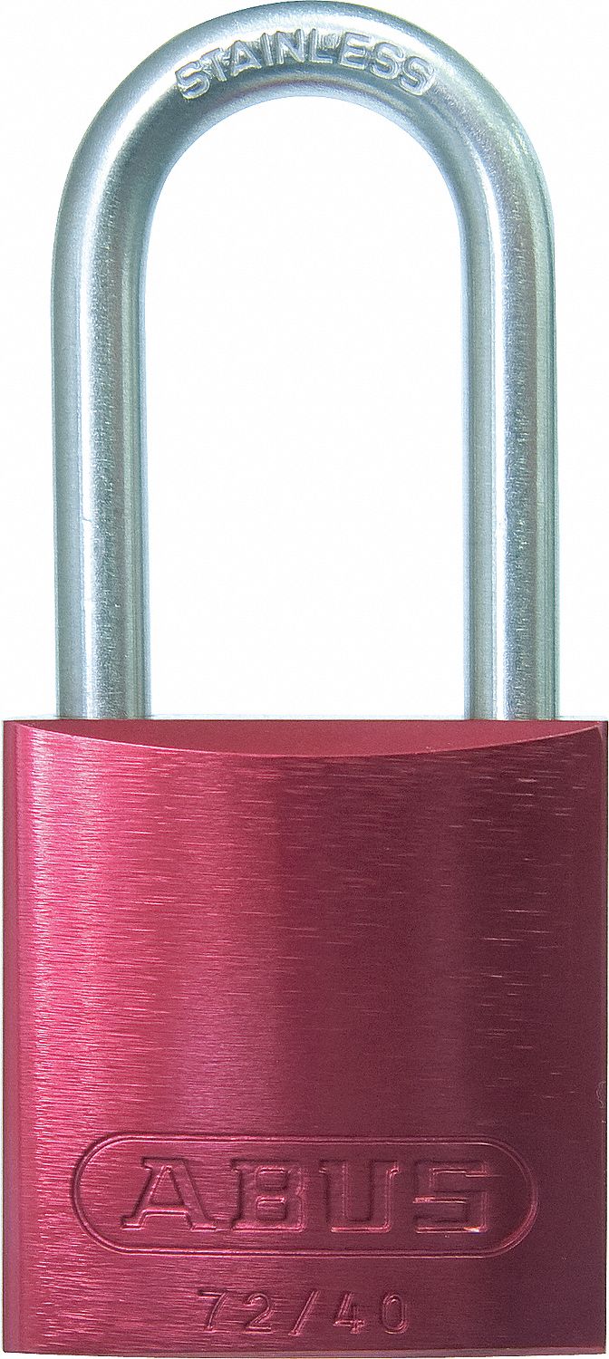 ALUMINUM PADLOCK W/ 1 1/2IN SHACKLE