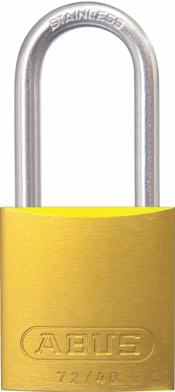 ALUMINUM PADLOCK W/ 1 1/2IN SHACKLE