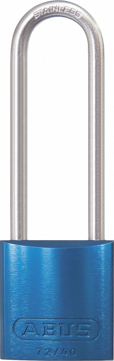 ALUMINUM PADLOCK W/ 3IN SHACKLE