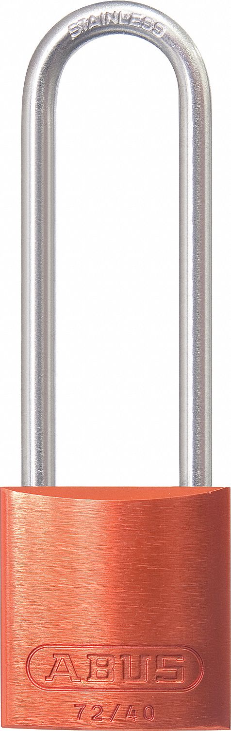 ALUMINUM PADLOCK W/ 3IN SHACKLE