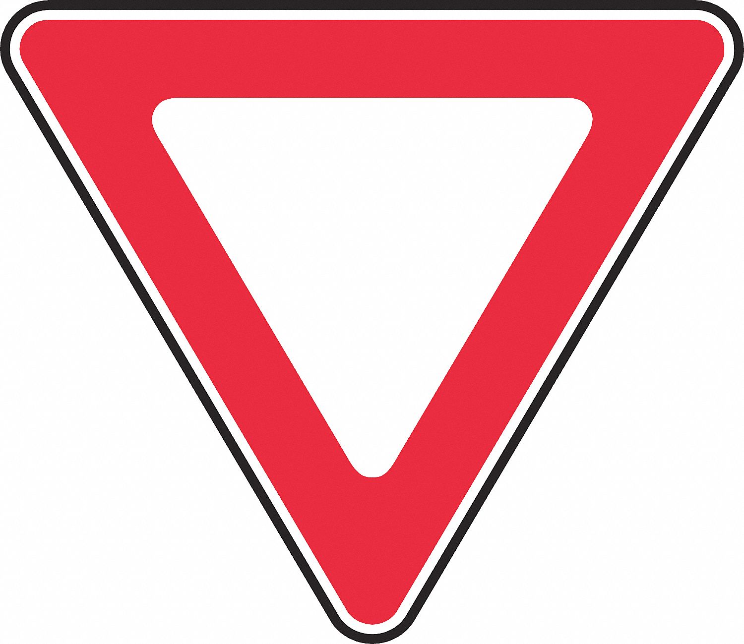 ACCUFORM SIGNS YIELD SIGN, REFLECTIVE/ENGINEER-GRADE, 30 X 30 IN