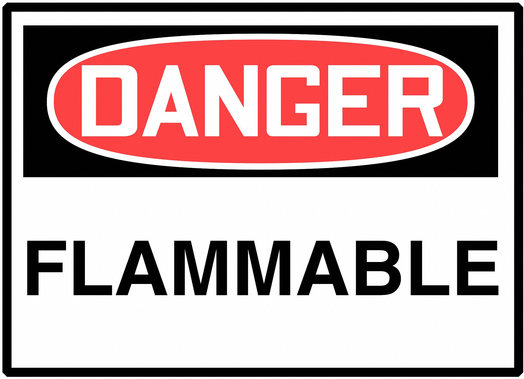 LABEL DGR FLAMMABLE 5/PK