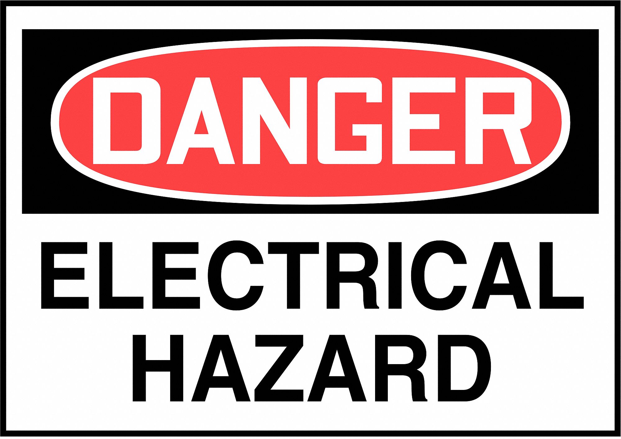 AFFICHE DGR ELECTRICAL HZRD 5/PQT