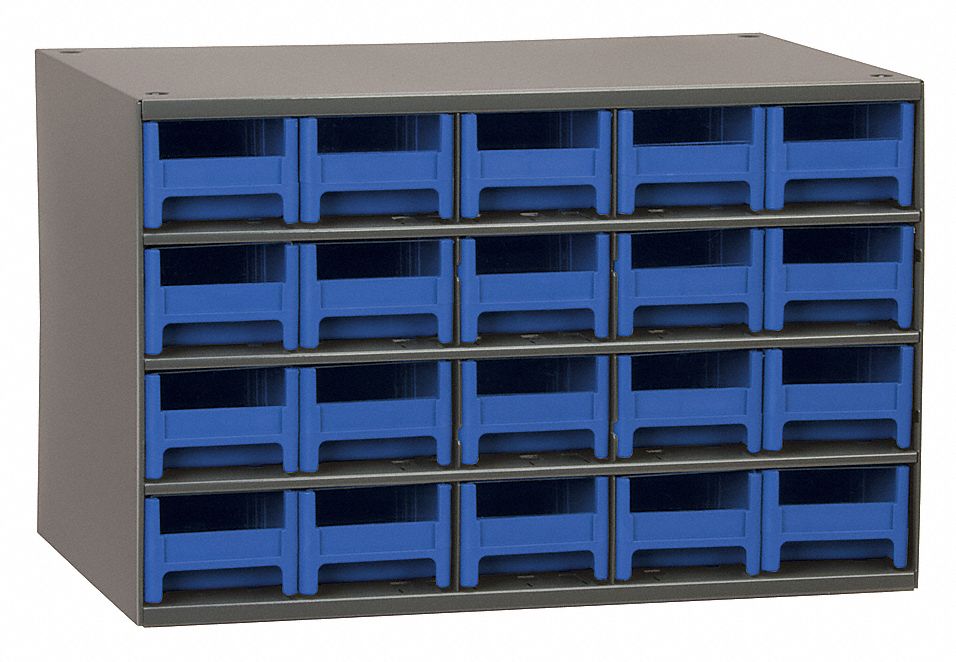 STEEL STORAGE CABINET,BLU 19320