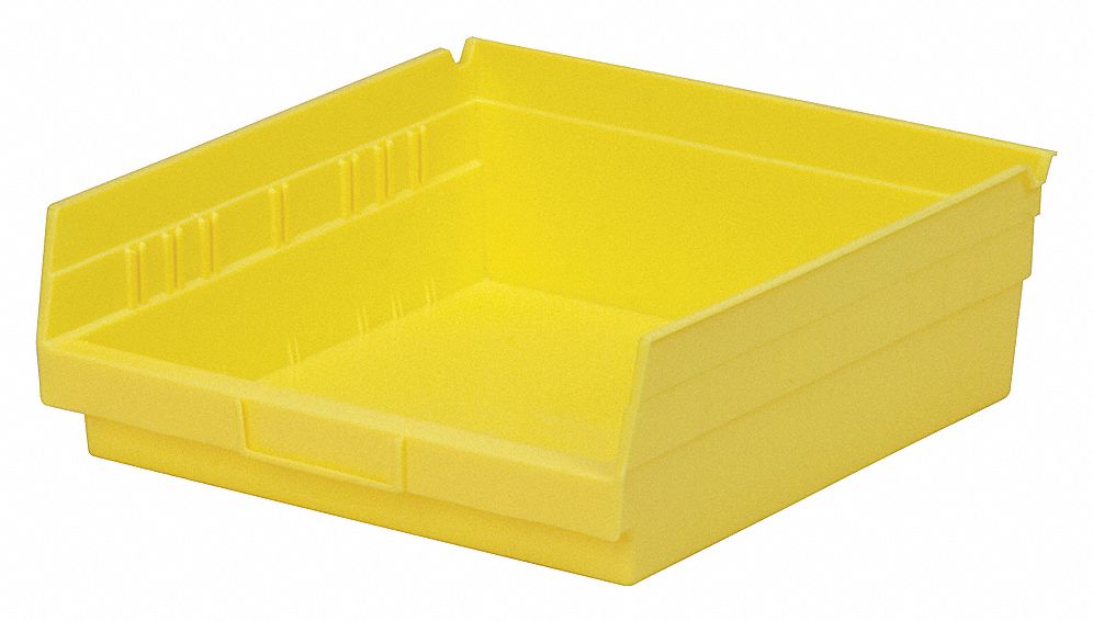 BIN SHELF 11.625 X 11.125 X 4 YELLO