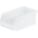 HANG AND STACK BIN, 8¼ IN X 14¾ IN X 7 IN, CLEAR, LABEL HOLDERS, 60 LB LOAD CAPACITY