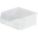 HANG AND STACK BIN, 16½ IN X 14¾ IN X 7 IN, CLEAR, LABEL HOLDERS