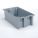 STACK AND NEST CONTAINER, 3.7 GAL, 18 IN X 11 IN X 6 IN, GREY, 225 LB STACK CAPACITY