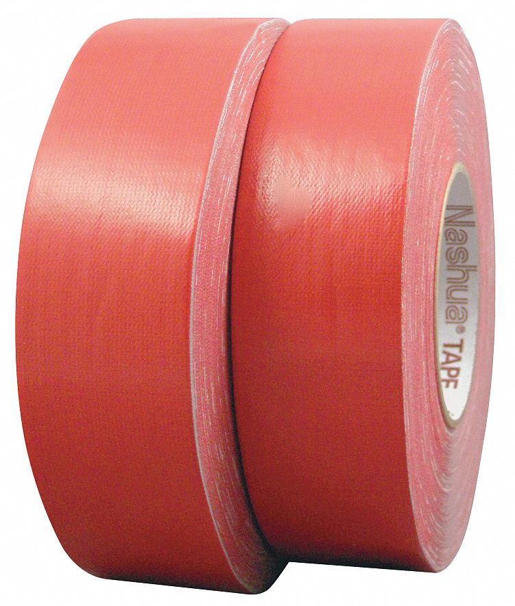 DUCT TAPE, 357, HEAVY DUTY, 1⅞ IN X 60 YARD, RED, 13 MIL THICK