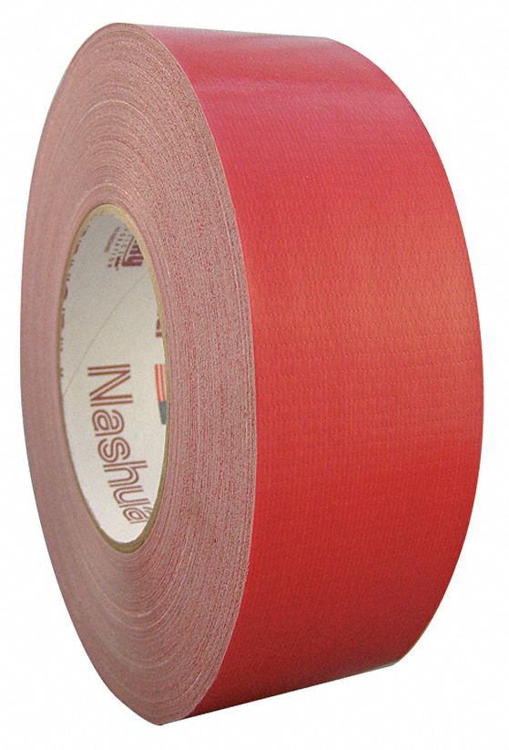 DUCT TAPE, 398, STANDARD DUTY, 2 13/16 IN X 60 YARD, RED, 11 MIL THICK