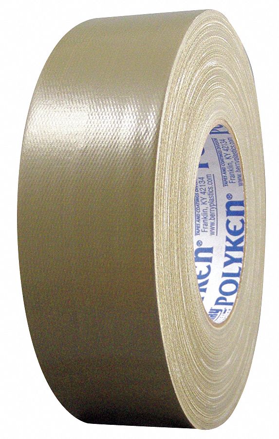 Olive Drab w Polyken 231 Military Grade Duct Tape: 3 in *converted x 60 yds. 