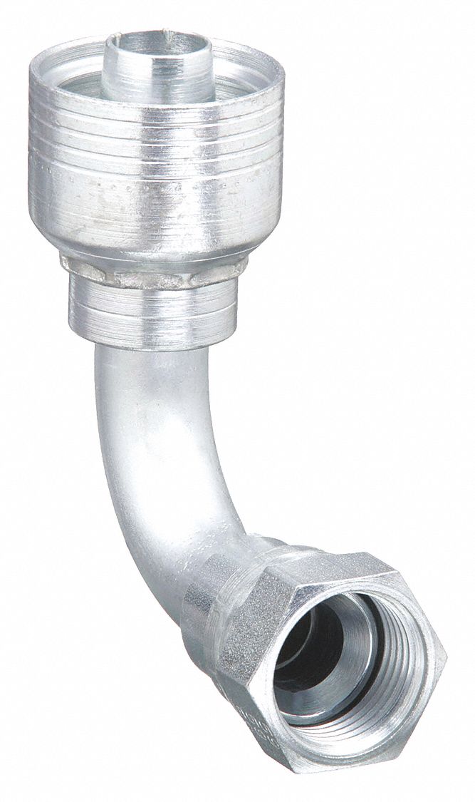 Hydraulic Hose Fitting,  90 Degree,  1