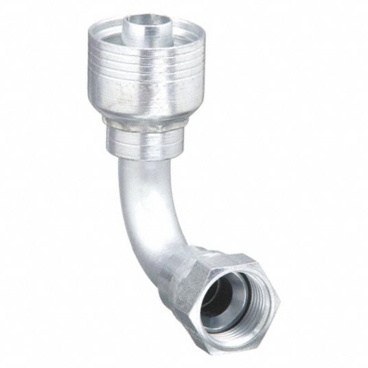 EATON AEROQUIP, Steel, 90° Elbow, Hydraulic Hose Fitting 10C249