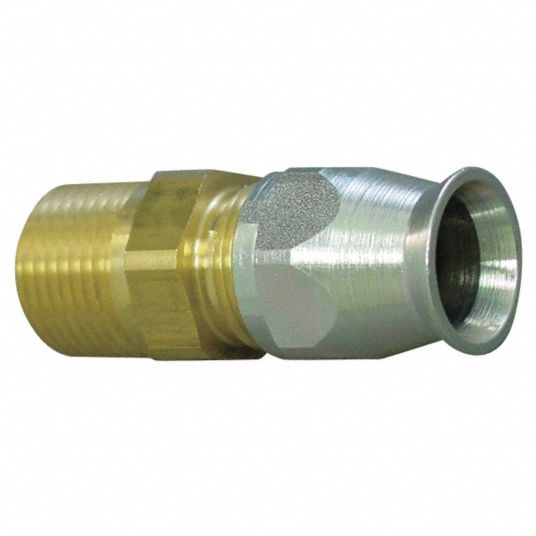 6 For Hose Dash Size, 3/8 in x 3/8 in Fitting Size, Hydraulic Hose Fitting  - 10C304