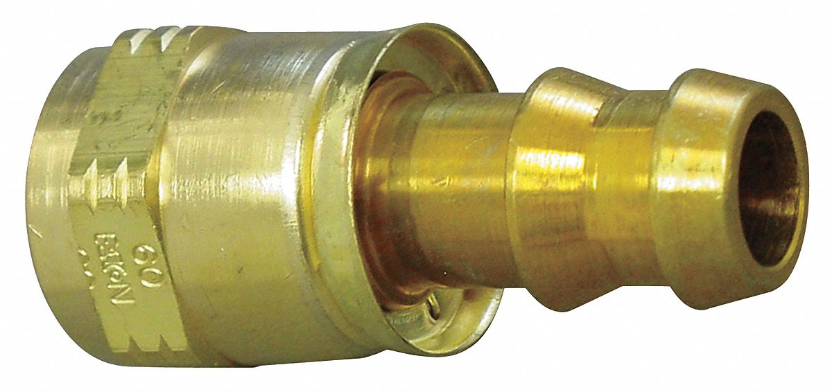 Hydraulic Hose Fitting, Straight, 1/2