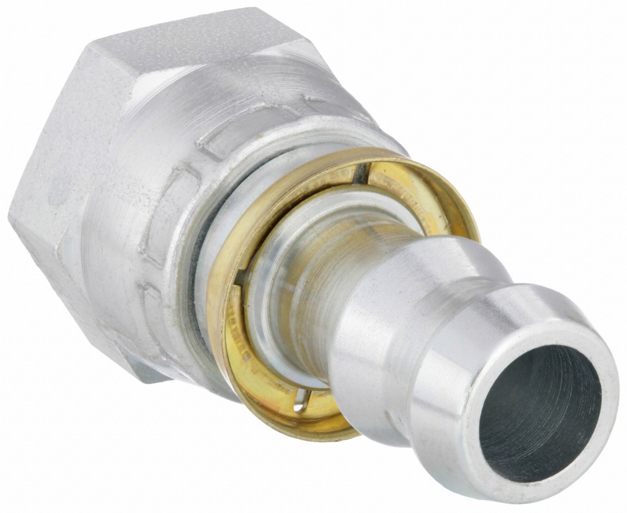 Barbed Hydraulic Hose Fitting: -8 For Hose Dash Size, For 1/2 in Hose I.D., NPSM x Hose Barb