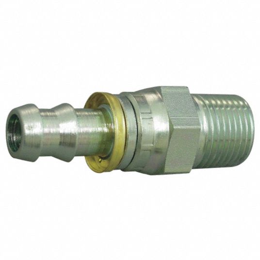 EATON AEROQUIP Barbed Hydraulic Hose Fitting, Fitting Material Brass x