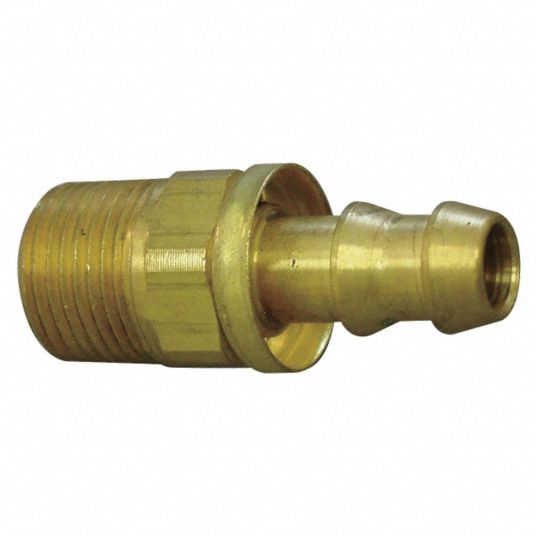EATON AEROQUIP Barbed Hydraulic Hose Fitting, Fitting Material Brass x
