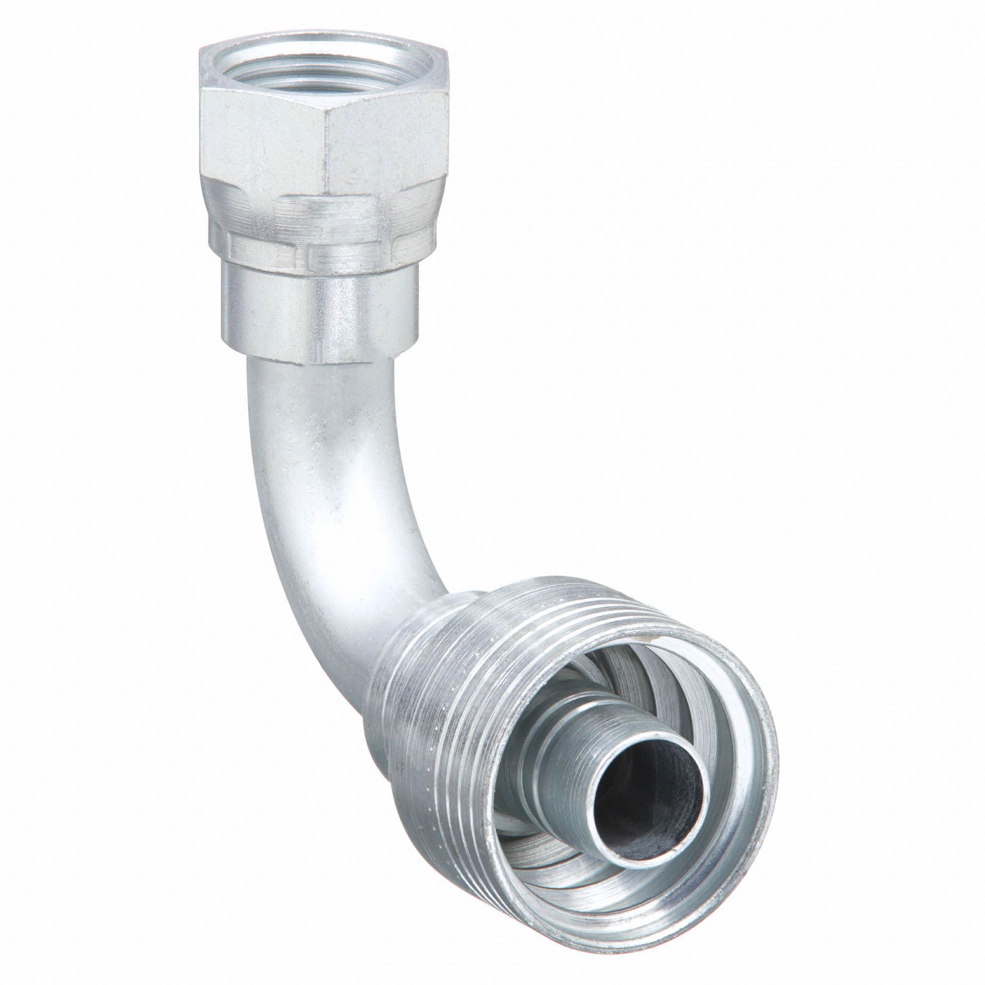 EATON AEROQUIP Hydraulic Crimp Fitting, Fitting Material Steel x Steel