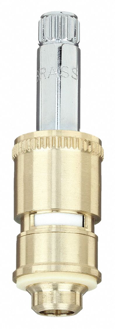 Cartridge: For Cerama Cartridge Without Bonnet Series, Use with Cold Water, Brass, Ceramic