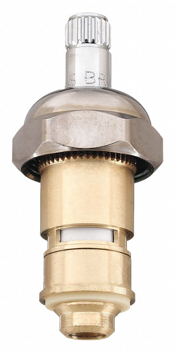 Cartridge: For Cerama Cartridgew/ Bonnet Series, Use with Cold Water, Brass, Ceramic
