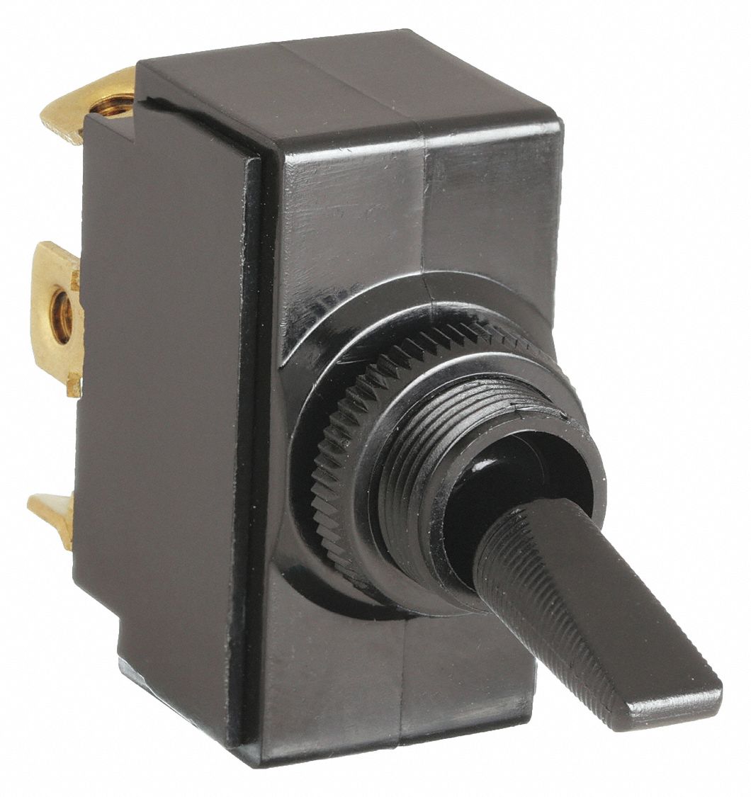 TOGGLE SWITCH, 3 POSITION, 6 CONNECTIONS, DPDT, SCREW TERMINALS CONNECTION