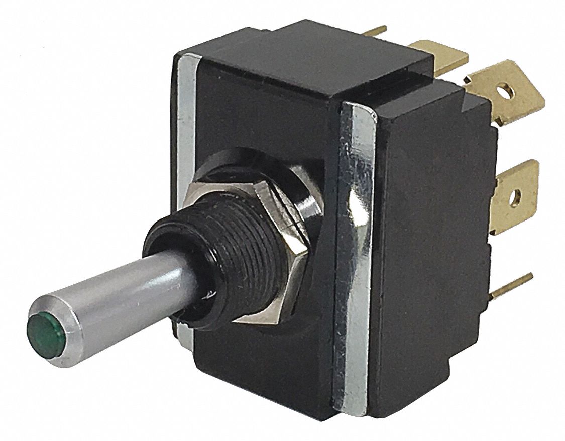 CARLING TECHNOLOGIES Toggle Switch, Number of Connections: 8, Switch