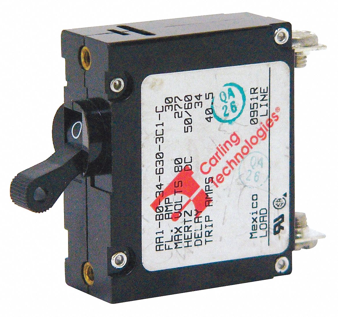 NOS Carling Technologies Circuit Breaker Micro Switc CB2-B0-24-630-321-C CSLA1DJ 