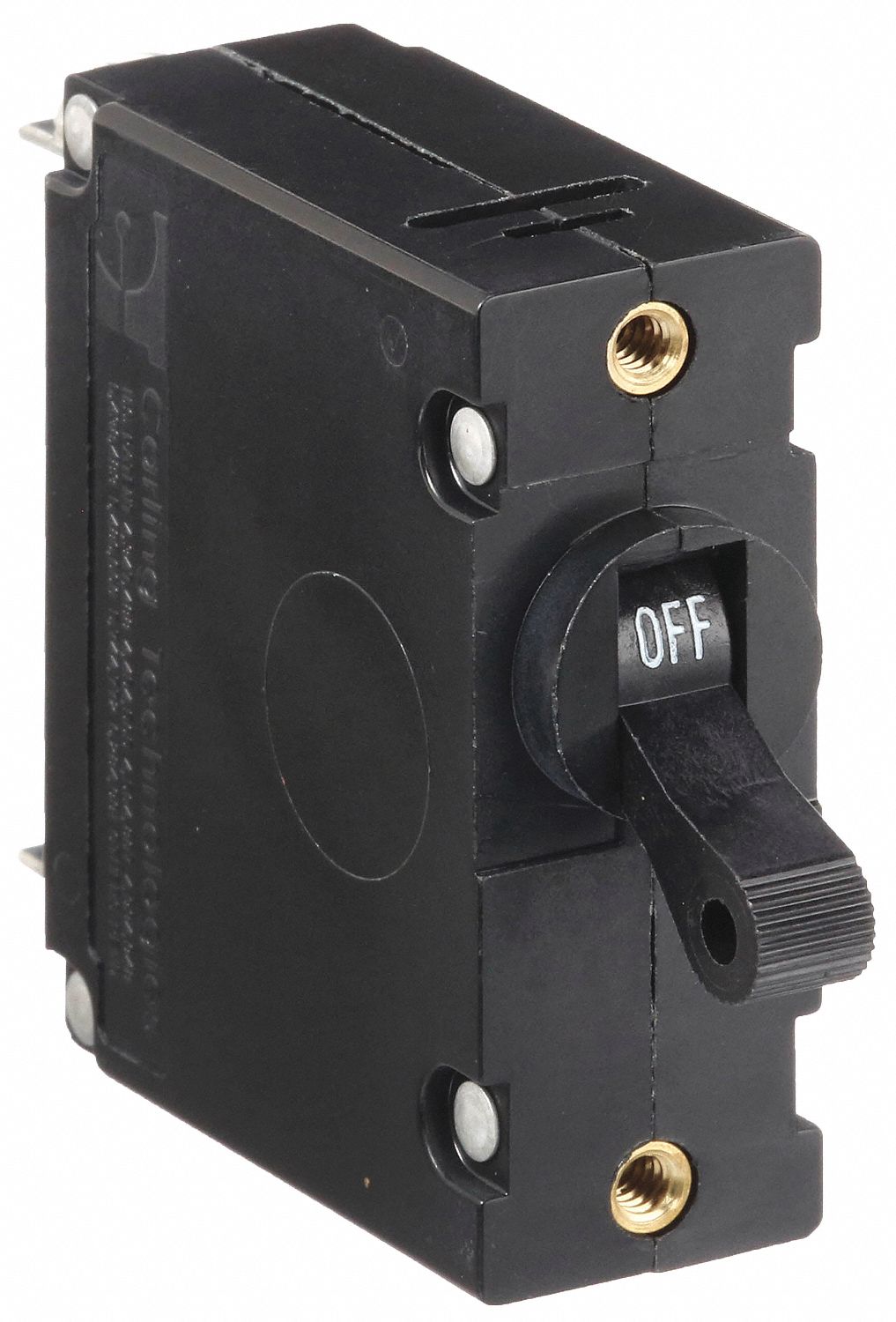 PANEL MOUNT CIRCUIT BREAKER, 20 AMPS, 250/277V AC, 80V DC, THREADED INSERT, 2.03 IN DP