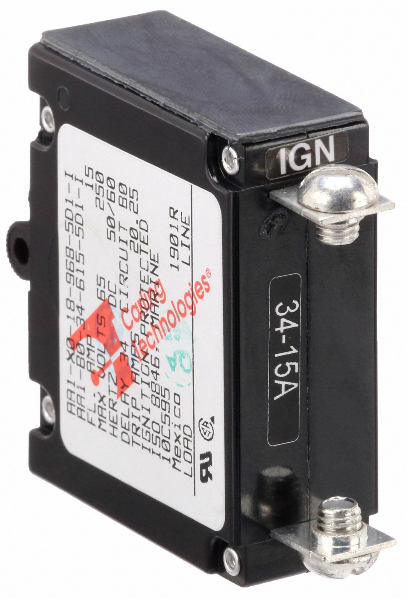 50/60HZ Details about   Carling AB2-B0-24-615-3D1-C 2 Pole 15AMP Circuit Breaker MAX 277V 