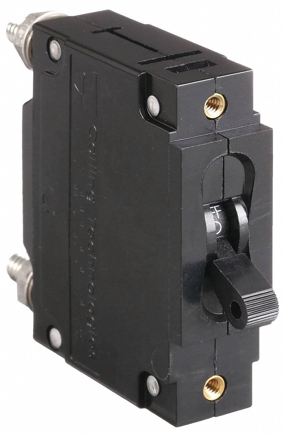 Panel Mount Circuit Breaker: 70 A Amps, 240/277V AC, 125V DC, Threaded Insert, 2.52 in Dp