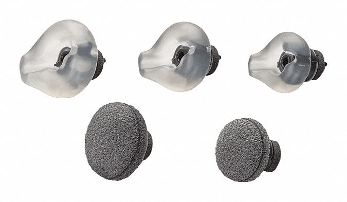 Headset Ear Tip Kit: CS70, Four Latex Tips/Four Foam Tips