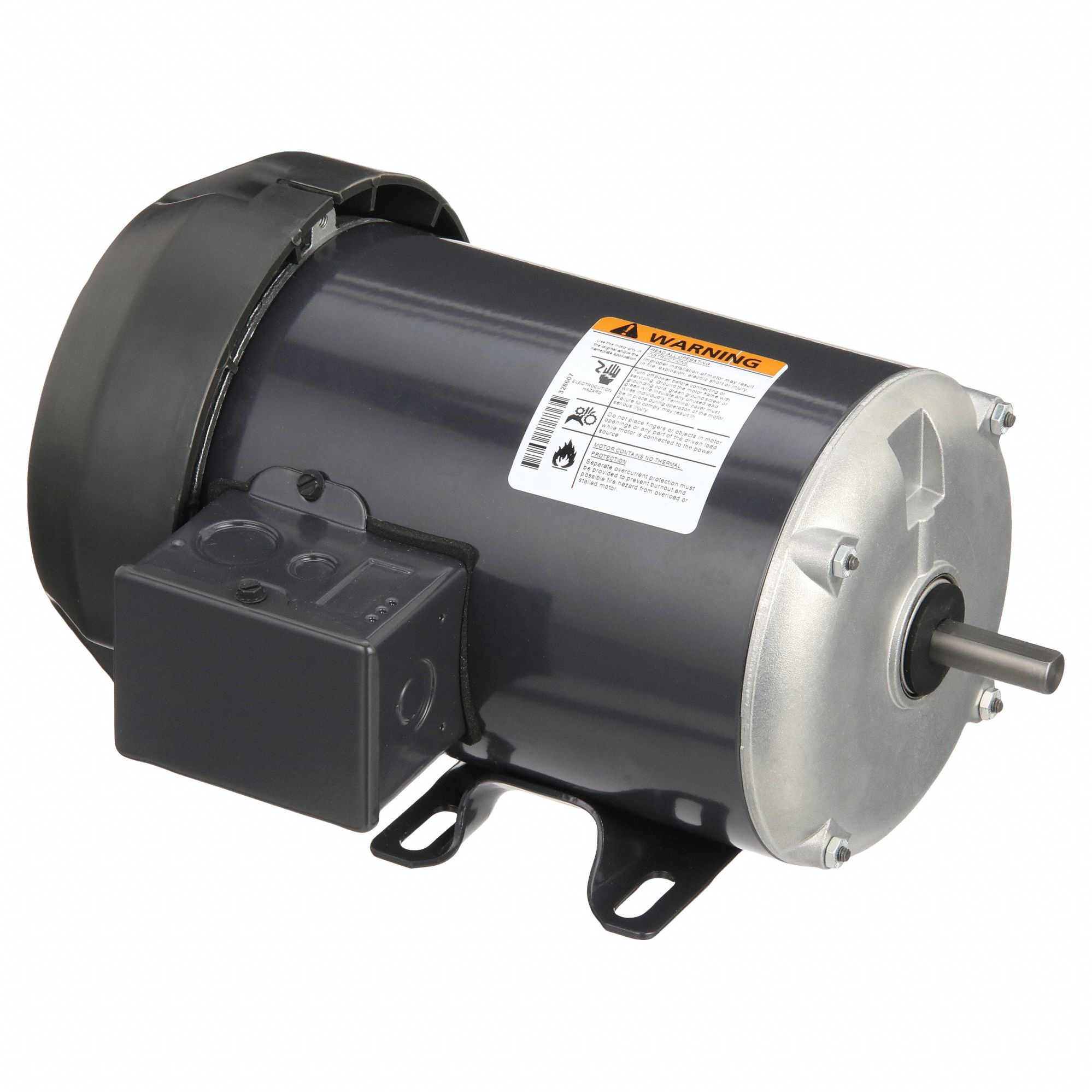 General Purpose Motor: Totally Enclosed Fan Cooled, Rigid Base Mount, 3/4 HP, 208-230/460V AC