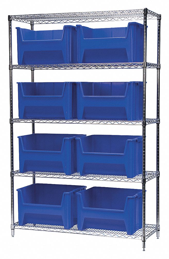 WIRE SHELVING UNIT