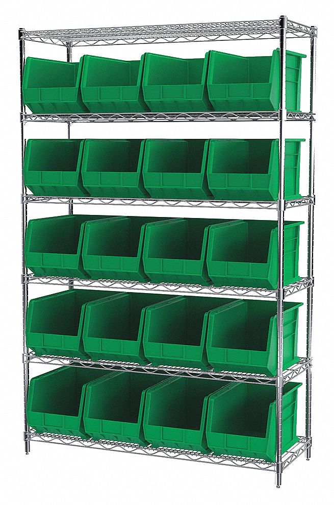 WIRE SHELVING,30260,GR,AKROBINS