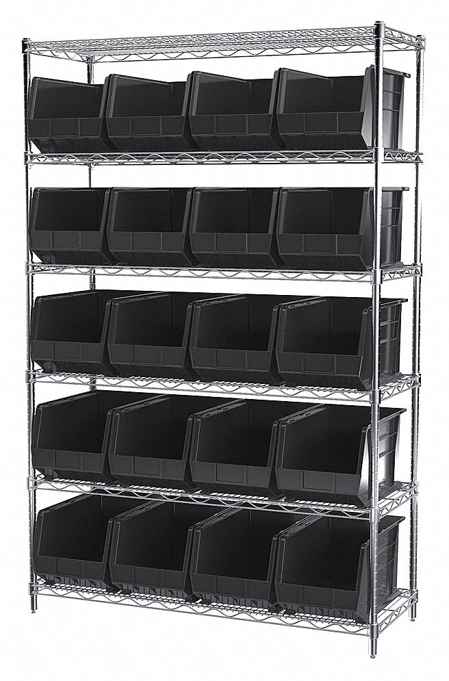 WIRE SHELVING,30260,BK,AKROBINS