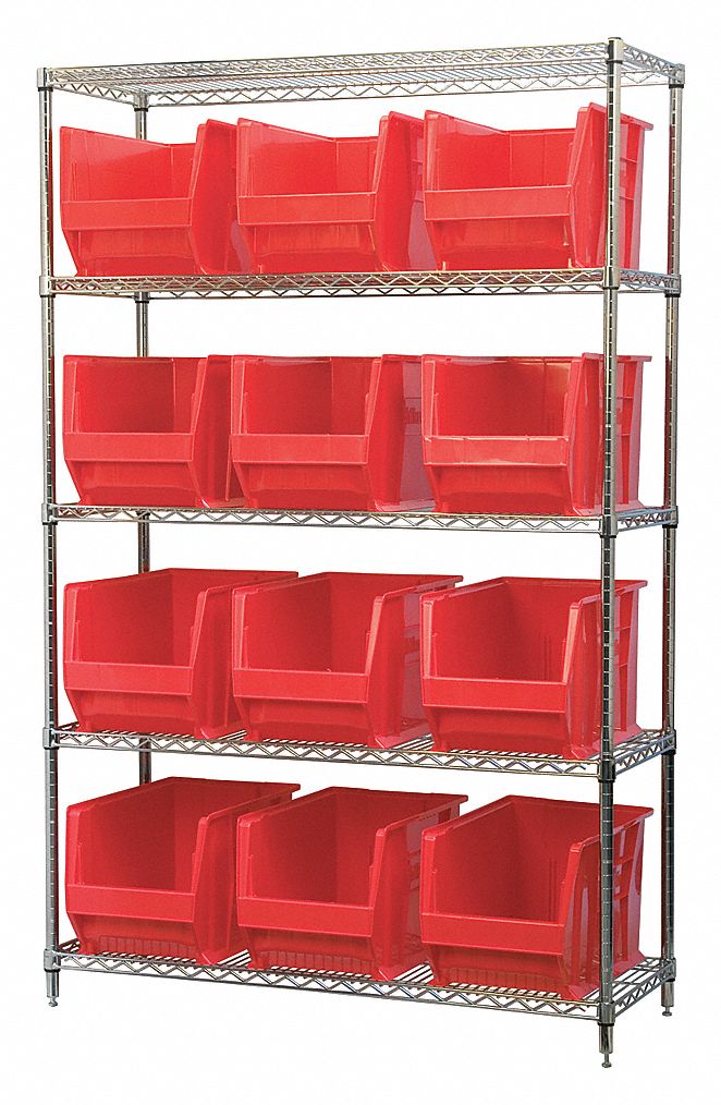 WIRE SHELVING,30282,RED AKROBINS