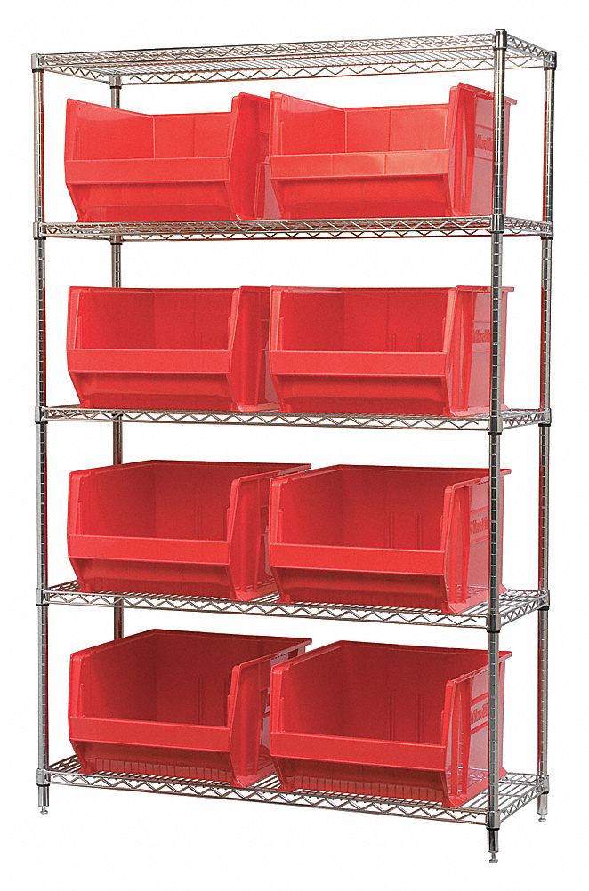 WIRE SHELVING,30283,RED AKROBINS