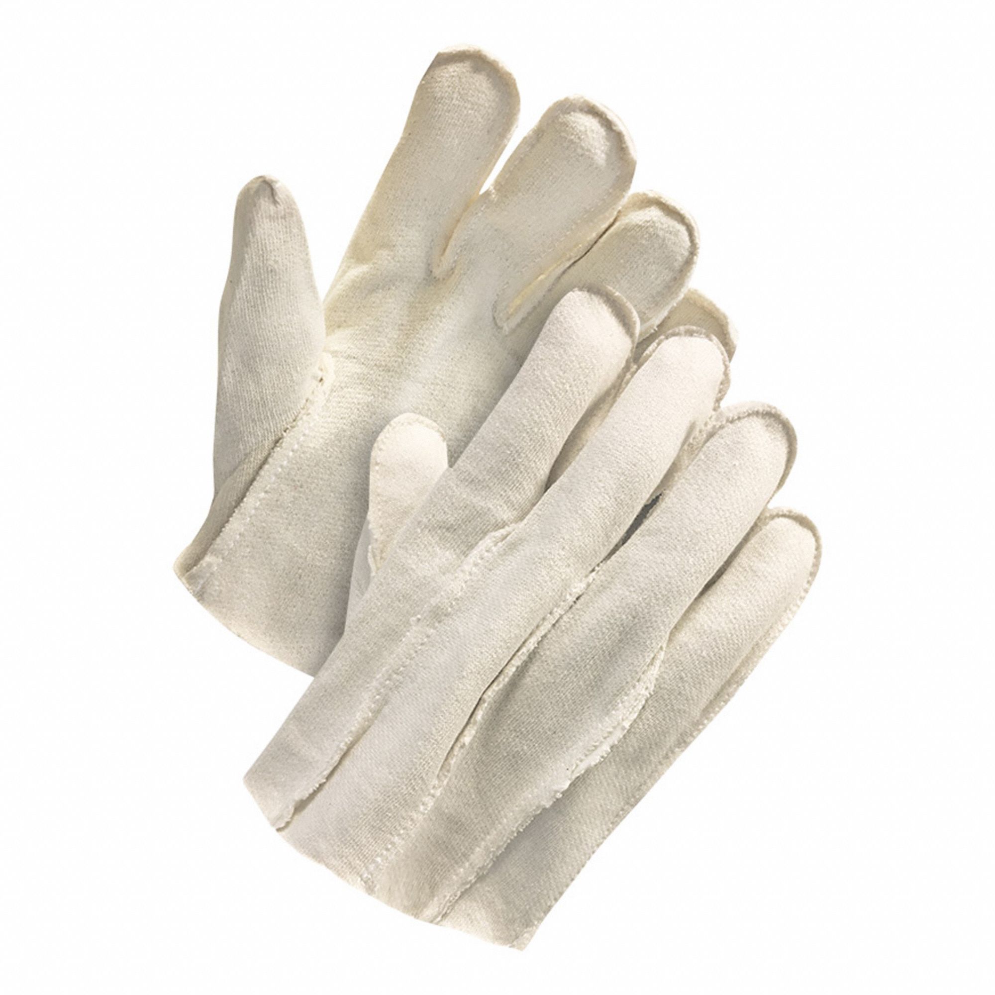 GLOVE LINER, SLIP-ON/MEDIUM WEIGHT, SIZE LARGE/9, BEIGE, COTTON