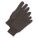 GLOVES, S, COTTON JERSEY, KNIT WRIST, BROWN